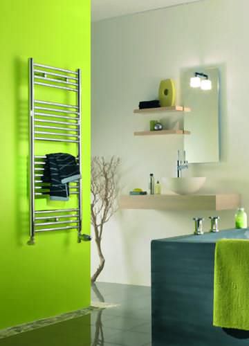 Scaldasalviette ad acqua calda - ATOLL SPA - SLO - ACOVA - contemporaneo / in metallo / cromato