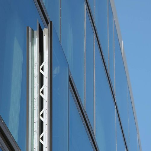 Finestra in vetro - WICLINE 90 SG - WICONA - in alluminio / a ghigliottina / a proiezione