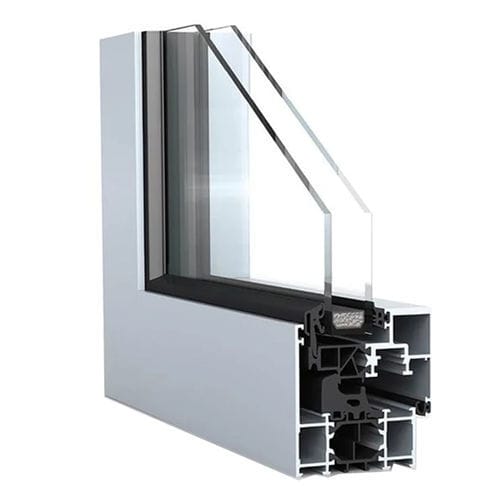 Finestra con apertura non visibile - WICLINE 65 EVO/75 EVO - WICONA - in alluminio / a battente / ad anta ribalta