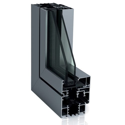 Finestra parafiamma - WICLINE 65FP - WICONA - in alluminio / a battente / a doppi vetri