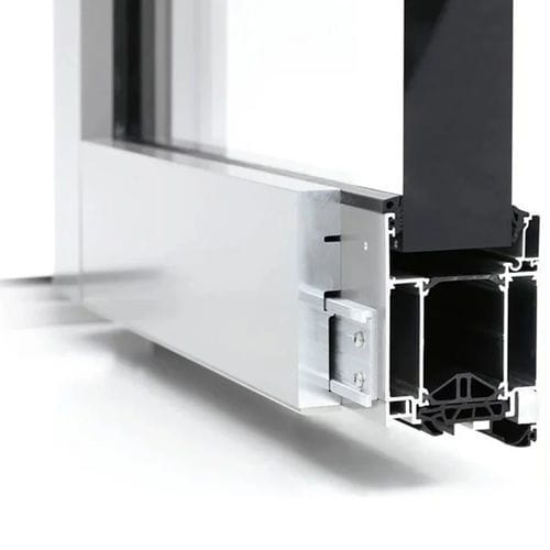 Porta antiproiettile - WICSTYLE EVO 65/75  - WICONA - d'ingresso / in alluminio / battente