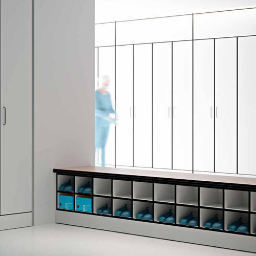 Pannello di rivestimento - TOPLAB®VERTICAL FOCUS - TRESPA - per muro / ignifugo / di lunga durata