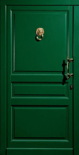 Porta d'ingresso - LIGNE PERFORMANCE : AMELINE - TRYBA - in legno / battente / senza vetri