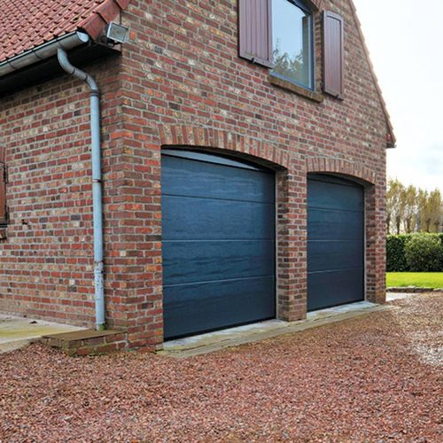 Porta sezionale per garage - PGS EVOLUTION - TRYBA - in poliuretano / automatica