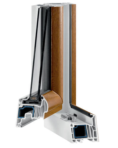 Finestra in PVC - T70 - TRYBA - a battente / a doppi vetri / a taglio termico