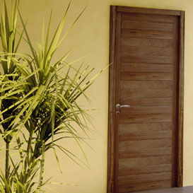 Porta da interno - LIGNE DESIGN - TRYBA - in legno / senza vetri