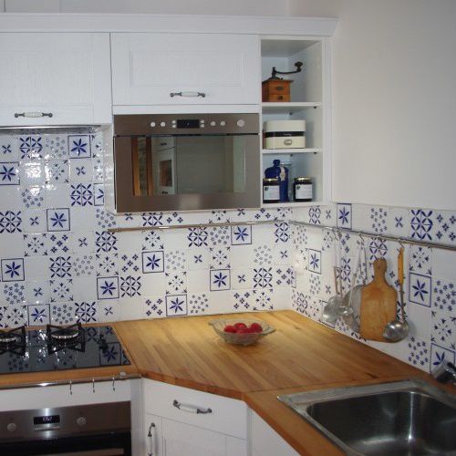 Piastrella in ceramica - FLOWER - TERRES CUITES DE RAUJOLLES - lucida / da interno / da bagno