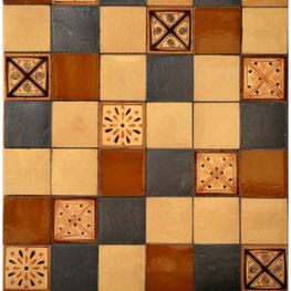 Piastrella in ceramica - TERRACOTTA - TERRES CUITES DE RAUJOLLES - levigata / liscia / da interno