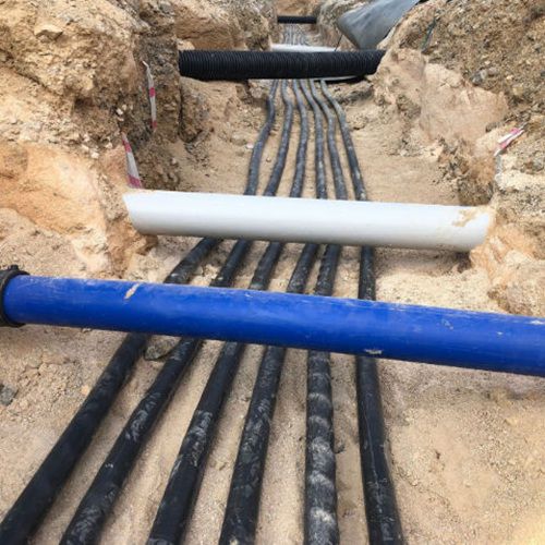 Rilevato alta resistenza alla compressione - TRUBED - Tarmac Building Products - per condotto / per impianto eolico / per strade