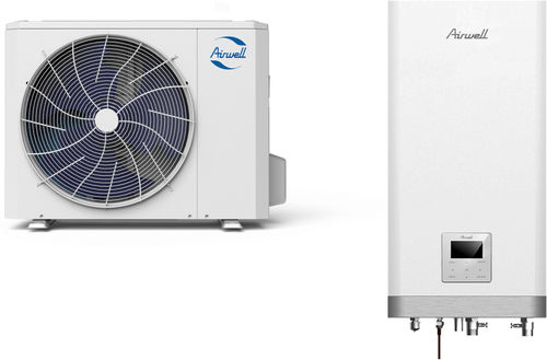 Pompa di calore aria-acqua - WELLEA  - AIRWELL - per uso residenziale / da esterno / split
