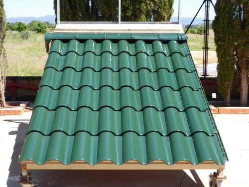 Tegola portoghese - TB-10 - Tejas Borja S.A.U. - fotovoltaica / in ceramica / verde