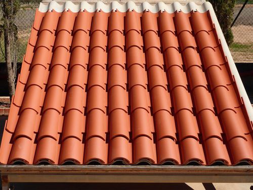 Tegola coppo - C-40.15 - Tejas Borja S.A.U. - fotovoltaica / in terracotta / arancione