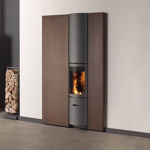 Inserto per camini a legna - 30-COMPACT IN FRONT PANEL - Stûv - in ghisa / a convezione naturale / contemporaneo