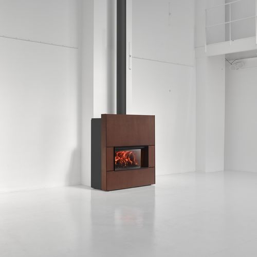 Rivestimento per camini contemporaneo - 22 CLADDINGS - Stûv - in acciaio / in vetro / a doppia faccia