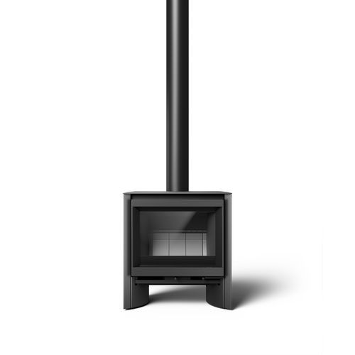 Stufa a legna - 6-H - Stûv - 5 kW...10 kW / con piedi / contemporanea