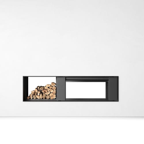 Focolare chiuso a legna - 22-110-DF - Stûv - a doppia faccia / in acciaio / in ghisa