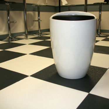Pavimento in PVC - EUROTILE® - TLM SYSTEMS - per il settore terziario / a quadrotte / liscio