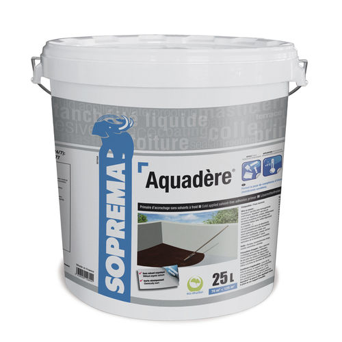Intonaco di impregnazione a freddo - AQUADERE® - SOPREMA - per muro / per tetto / per fondazione