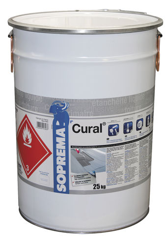 Intonaco bituminoso - CURAL® - SOPREMA - di protezione / di impermeabilizzazione / anticorrosione