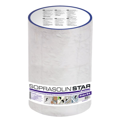 Membrana impermeabilizzante di protezione - SOPRASOLIN® STAR - SOPREMA - antiforatura / per tetti / a nastro