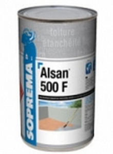 Guaina liquida impermeabilizzante per tetto piano - ALSAN® 500 F - SOPREMA - in poliuretano / in resina