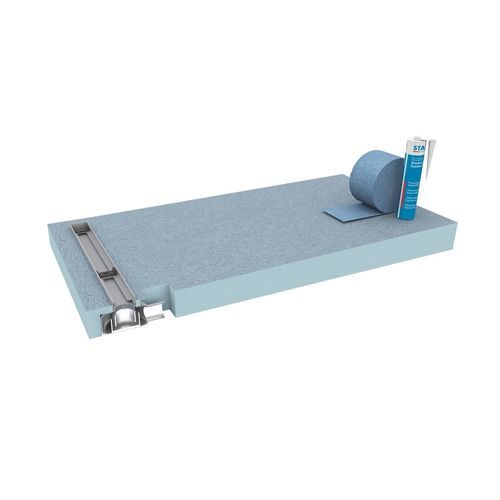 Canaletta per doccia in acciaio inossidabile - LINE BOARD FLAT - STADUR PRODUKTIONS GMBH & CO KG - in griglia