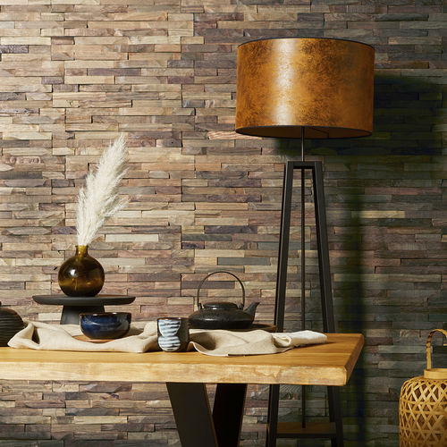 Lastra di paramento in legno - Wood2Wall Club - SOBOPLAC - da cucina / da bagno / da sala