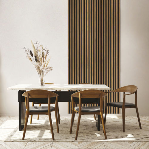Rivestimento murale da interno - Panelio Hugo Oak Craft Teck PA4879 - SOBOPLAC - in polistirene estruso / imitazione legno / per ambienti umidi