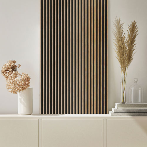 Rivestimento murale da interno - Panelio Duval Oak Gold PA4867 - SOBOPLAC - in polistirene estruso / imitazione legno / per ambienti umidi