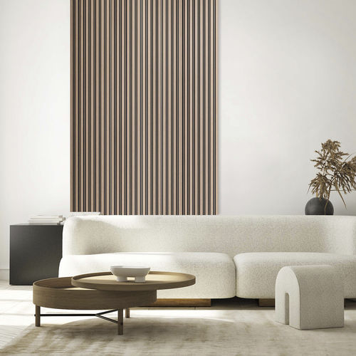 Rivestimento murale da interno - Panelio Balzac Sonoma Gold PA4872 - SOBOPLAC - in polistirene estruso / imitazione legno / per ambienti umidi