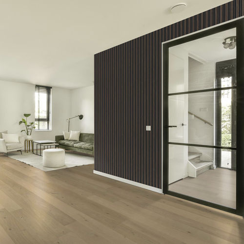 Rivestimento murale da interno - Panelio Balzac Walnut PA4874 - SOBOPLAC - in polistirene estruso / imitazione legno / per ambienti umidi