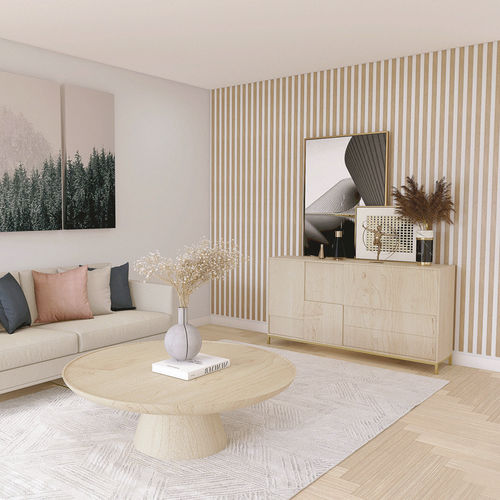 Rivestimento murale da interno - Panelio Martel PA5587 - SOBOPLAC - in polistirene estruso / imitazione legno / per ambienti umidi