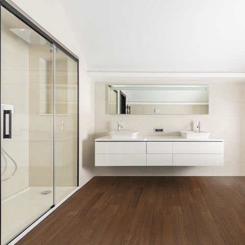 Parquet massello - Exotique Noyer Asie Verni - SOBOPLAC - in noce / verniciato / da incollare