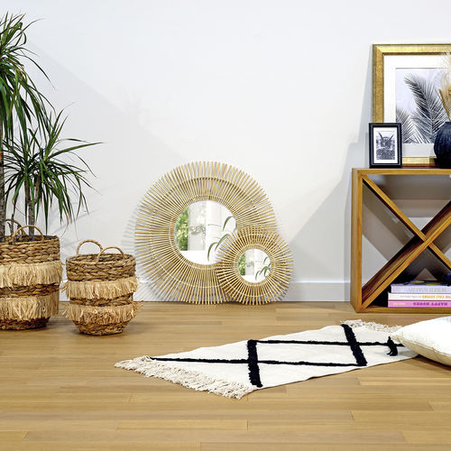 Parquet massello - Exotique Pin Merkusii Verni Teinte Chêne Mat - SOBOPLAC - in legno / verniciato / da incollare