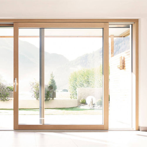 Vetrata scorrevole - SL 179 - SOLARLUX - alzante-scorrevole / in legno / in alluminio