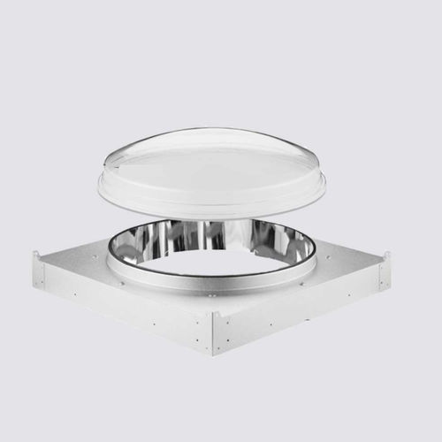 Lucernario in vetro - SKYVAULT SINGLE-GLAZED - SOLATUBE GLOBAL MARKETING INC - curvo / per tetto a falde / per tetto piano