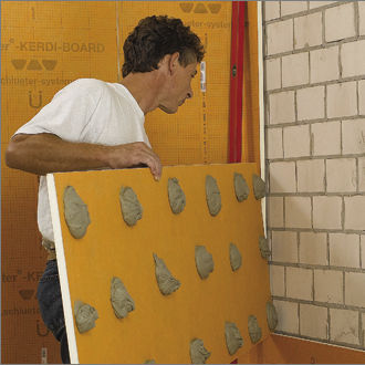 Isolante termico - KERDI-BOARD - Schluter-Systems - in polistirene estruso / in pannelli rigidi / per muro