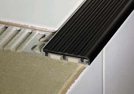 Profilo per gradini acciaio - SCHLÜTER®-TREP-S/-B - Schluter-Systems - antiscivolo