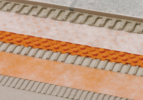 Membrana impermeabilizzante di drenaggio - SCHLÜTER®-DITRA-DRAIN - Schluter-Systems - per pavimento / in rotoli / in polietilene