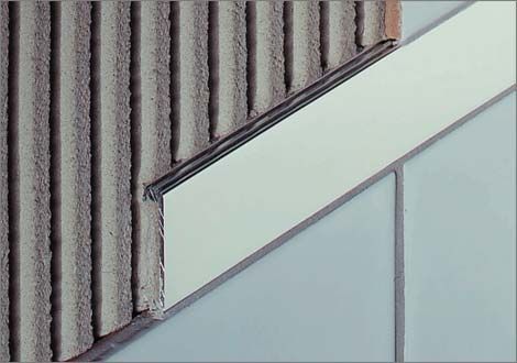 Profilo di separazione in alluminio - SCHLÜTER®-DESIGNLINE - Schluter-Systems - per piastrelle