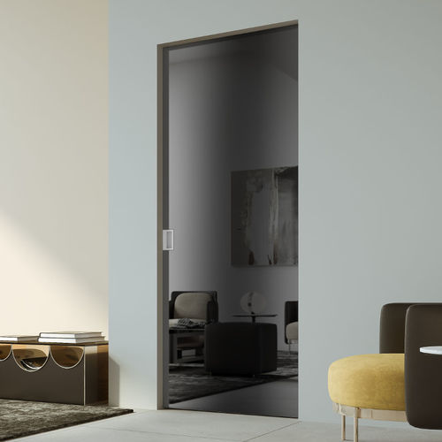 Porta in vetro - MIRR CORREDERA - SCRIGNO - da interno / in alluminio / a scomparsa