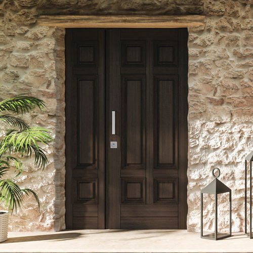 Porta di sicurezza - GRADARA - SCRIGNO - d'ingresso / in lamiera d'acciaio / battente