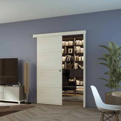 Porta da interno - Xterna - SCRIGNO - impiallacciata in legno / a scomparsa / contemporanea