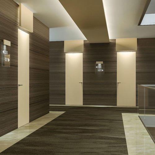 Porta da interno - SCRIGNO - in legno di latifoglie / battente / contemporanea
