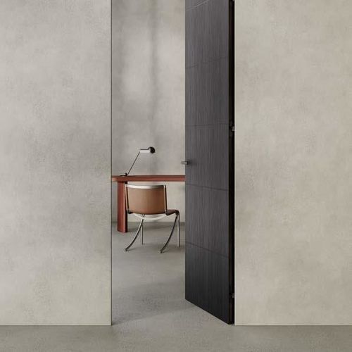 Porta da interno - NUMEN - SCRIGNO - in legno / in metallo / scorrevole