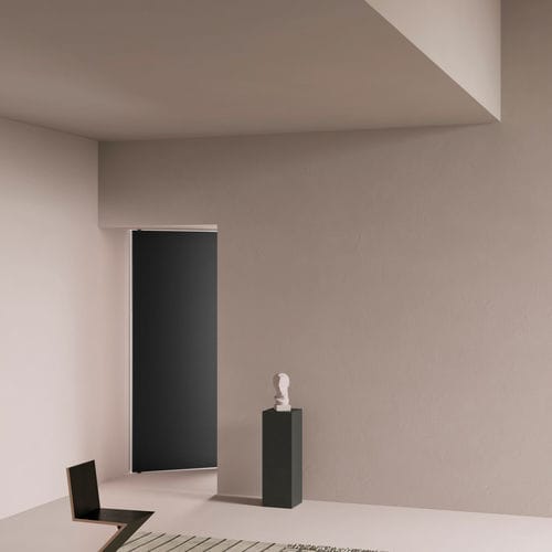 Porta da interno - MONTESCUDO - SCRIGNO - in ottone placcato oro / a battente / a bilico