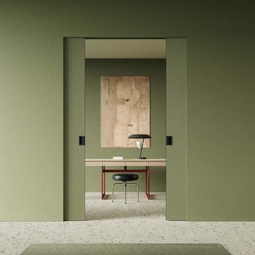 Porta da interno - MONTEFELTRO - SCRIGNO - in cemento / a battente / contemporanea