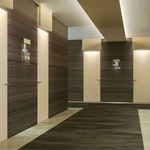 Porta d'ingresso - FIRE - SCRIGNO - in legno / in PVC / in gesso