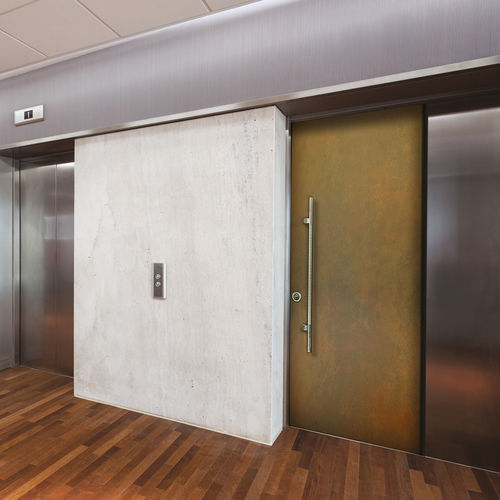 Porta d'ingresso - AK47 - SCRIGNO - in legno / battente / tradizionale