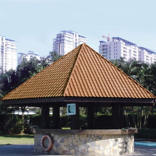 Copertura in lastra arrotondate - COVERITE® - SEDPA - in PVC / aspetto tegola / termica
